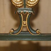 Paire Antique Chaises d'Appoint William Kent Empire Sculptées en Cygne