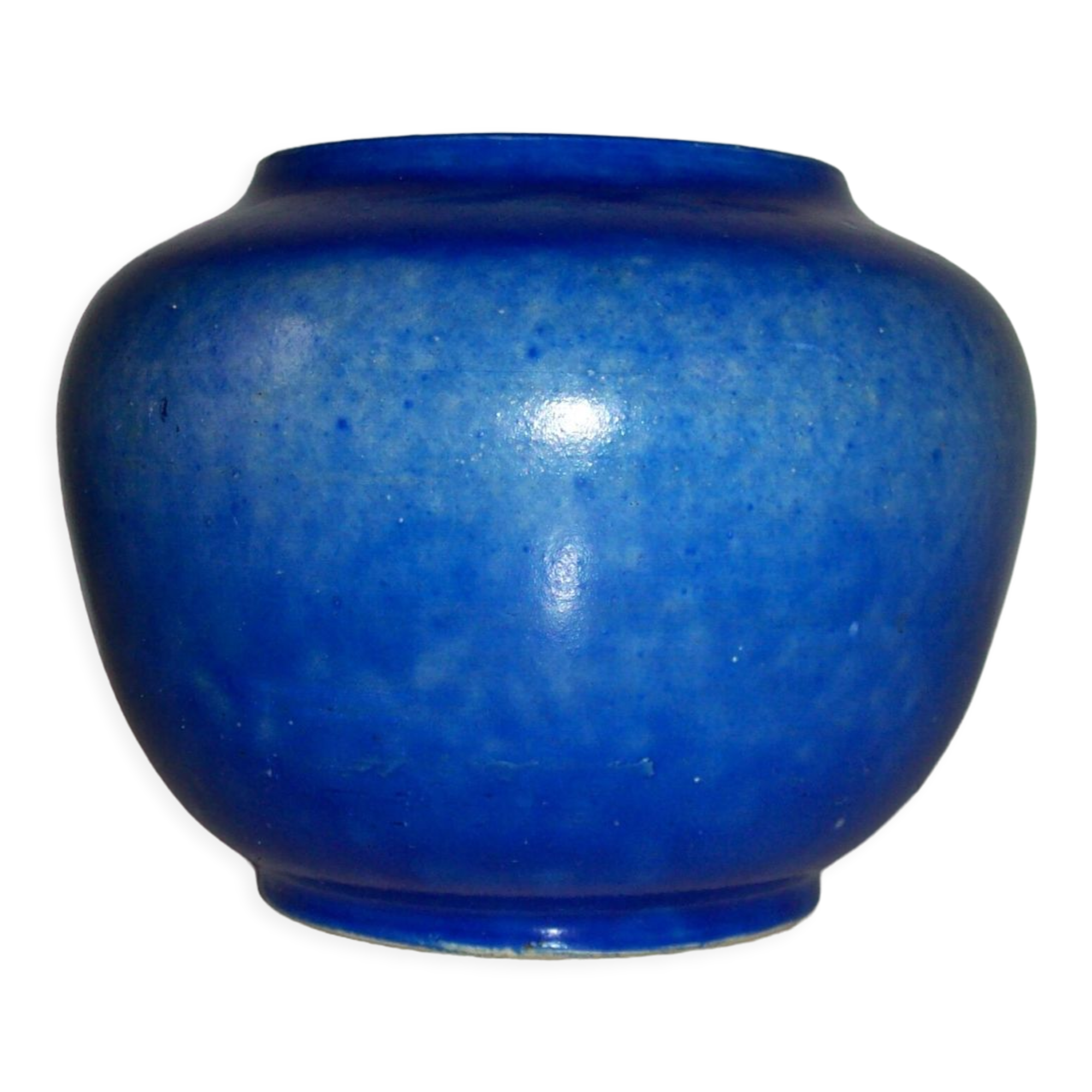 Art deco ceramic ball vase