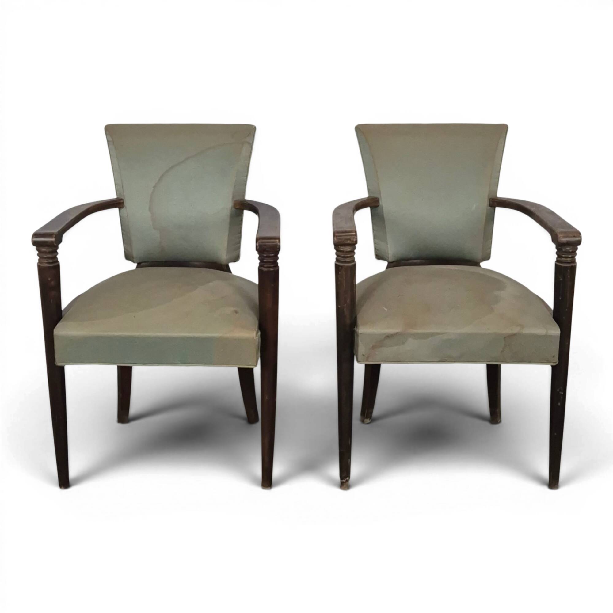 Paire de fauteuils des années 40 dans l'esprit de Pascaud
