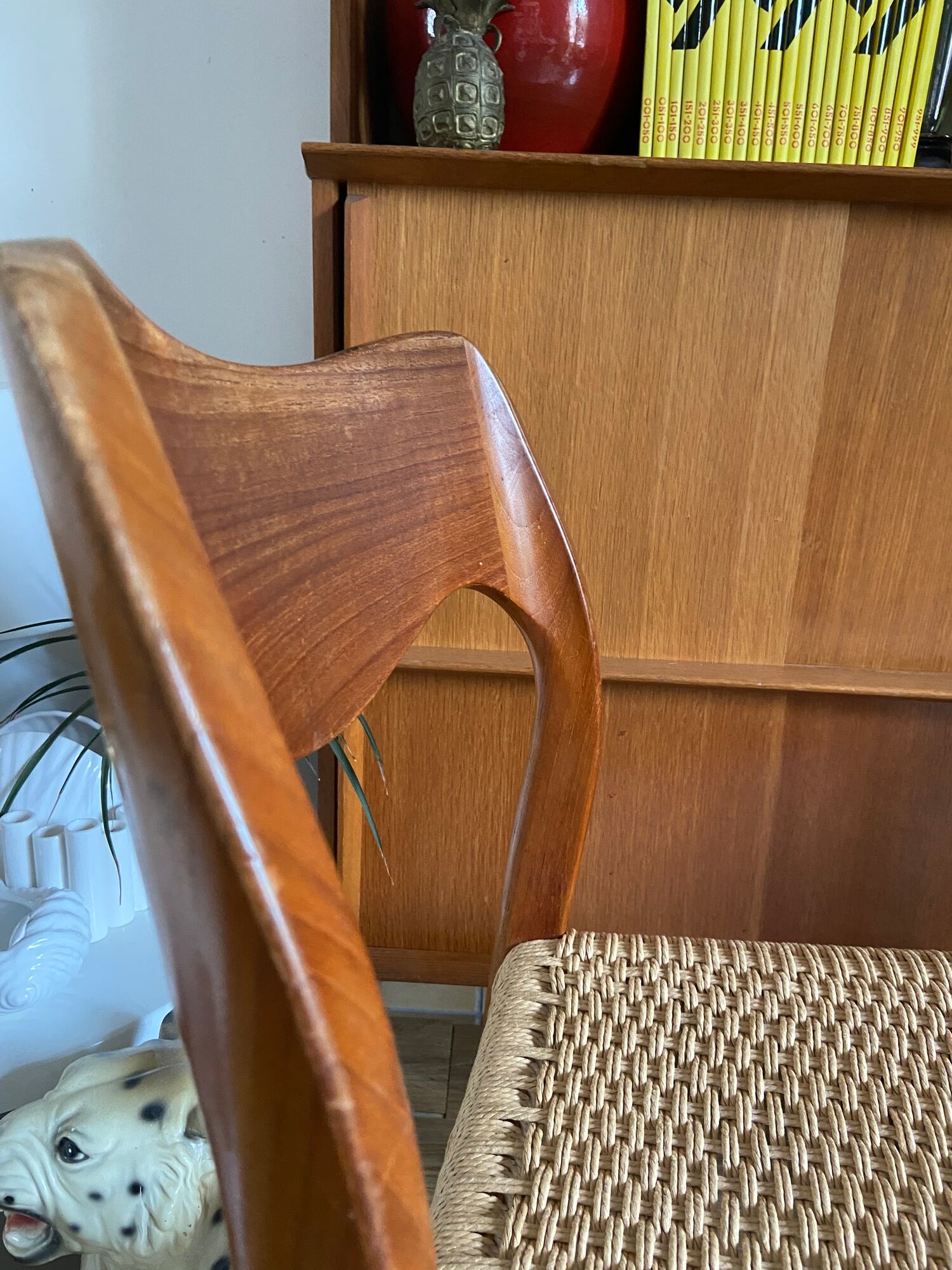 Chair n•71 by Niels Otto Moller in teak and Danish rope