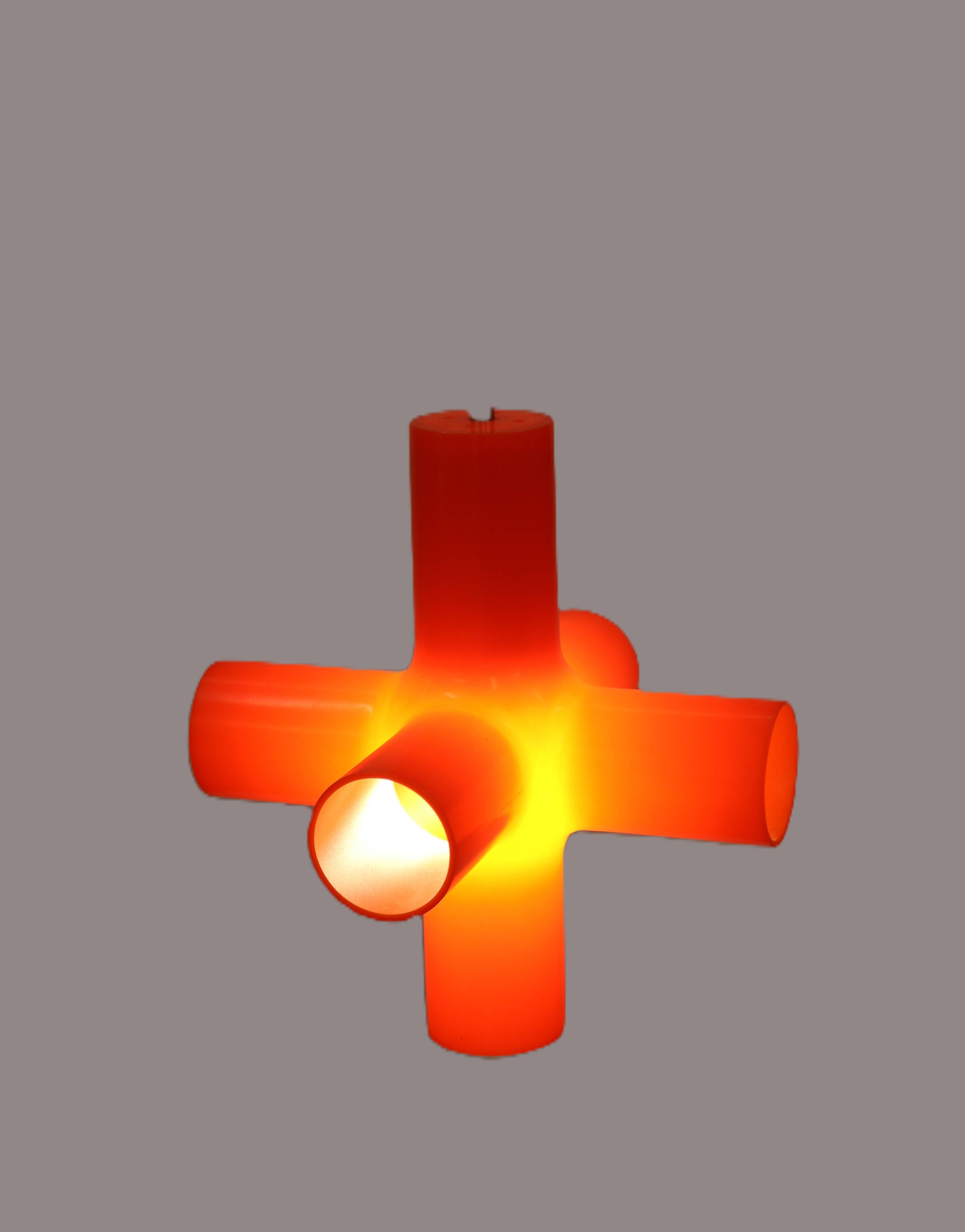 Suspension Jan Melis & Ben Oostrum pour Dark - Modèle « Crosslight » - Années 90, Pays-Bas