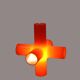 Suspension Jan Melis & Ben Oostrum pour Dark - Modèle « Crosslight » - Années 90, Pays-Bas