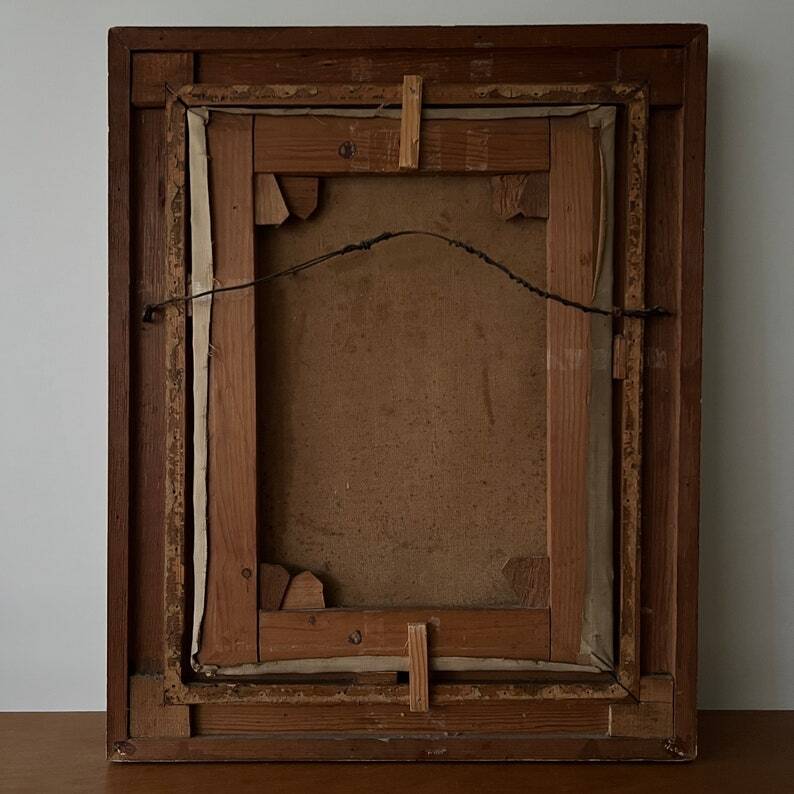 Peinture à l'huile Portrait d'un gentilhomme élégant du 19ème siècle