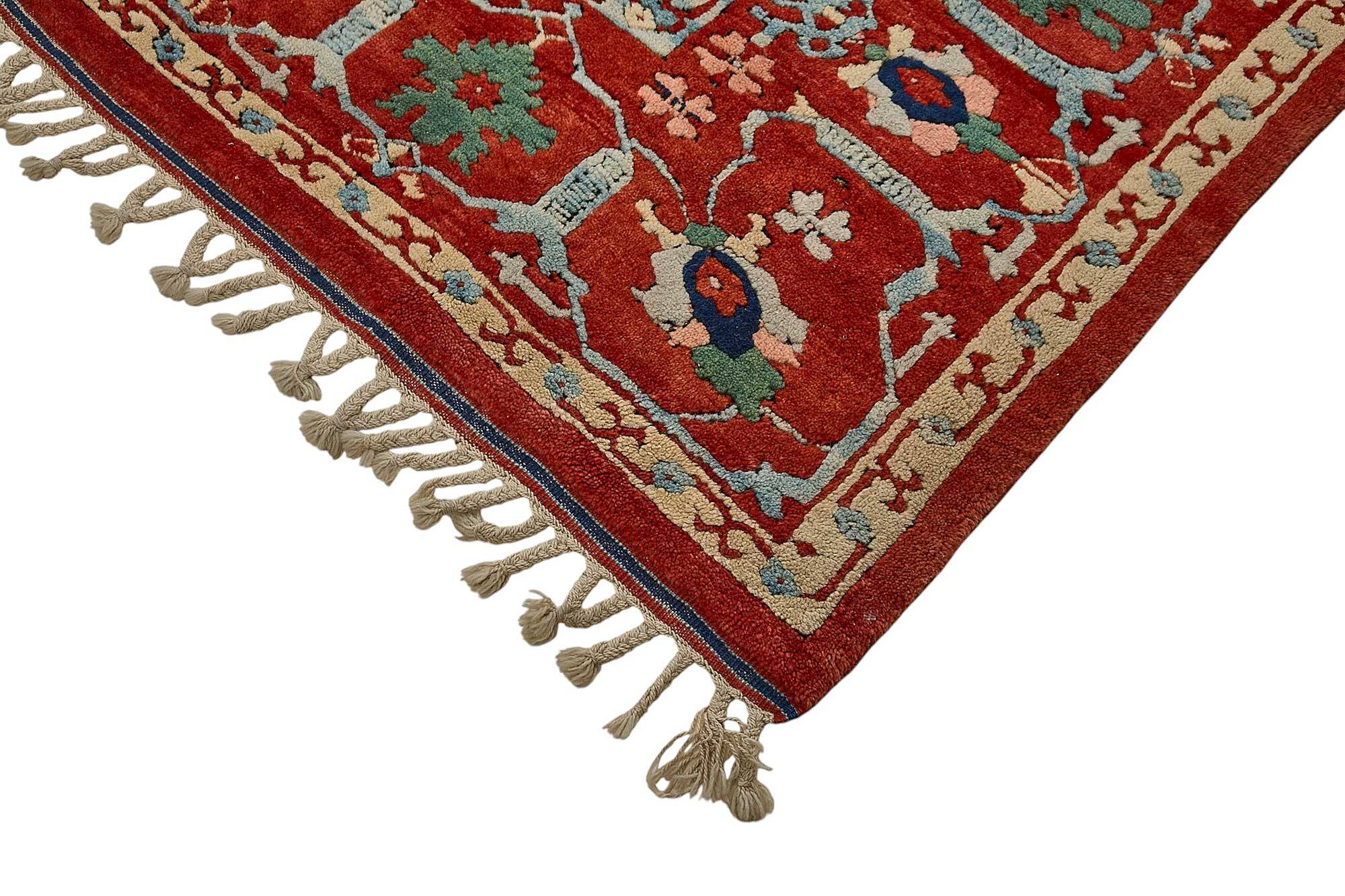 Turkish Handknotted Wool Oushak Rug 313 cm x 360 cm