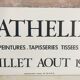 Exhibition poster by Bernard Cathelin, Chapelle du Grand Couvent, Cavaillon, 1980