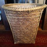 Corbeille, panier en rotin tressé, années 1920/1930