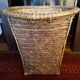 Basket in woven rattan, 1920s-1930s