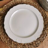 6 Limoges porcelain dinner plates