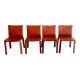 Lot de 4 chaises CAB 412 par Mario Bellin - Cassina