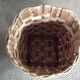 Chestnut basket braided