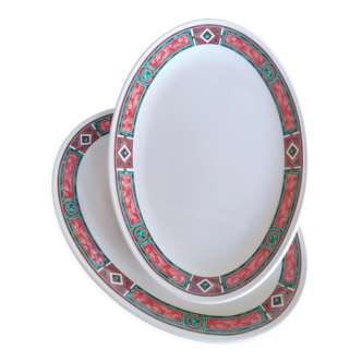 Two Villeroy and Boch raviers - Rialto collection