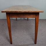French farmhouse oak dining table circa 1880