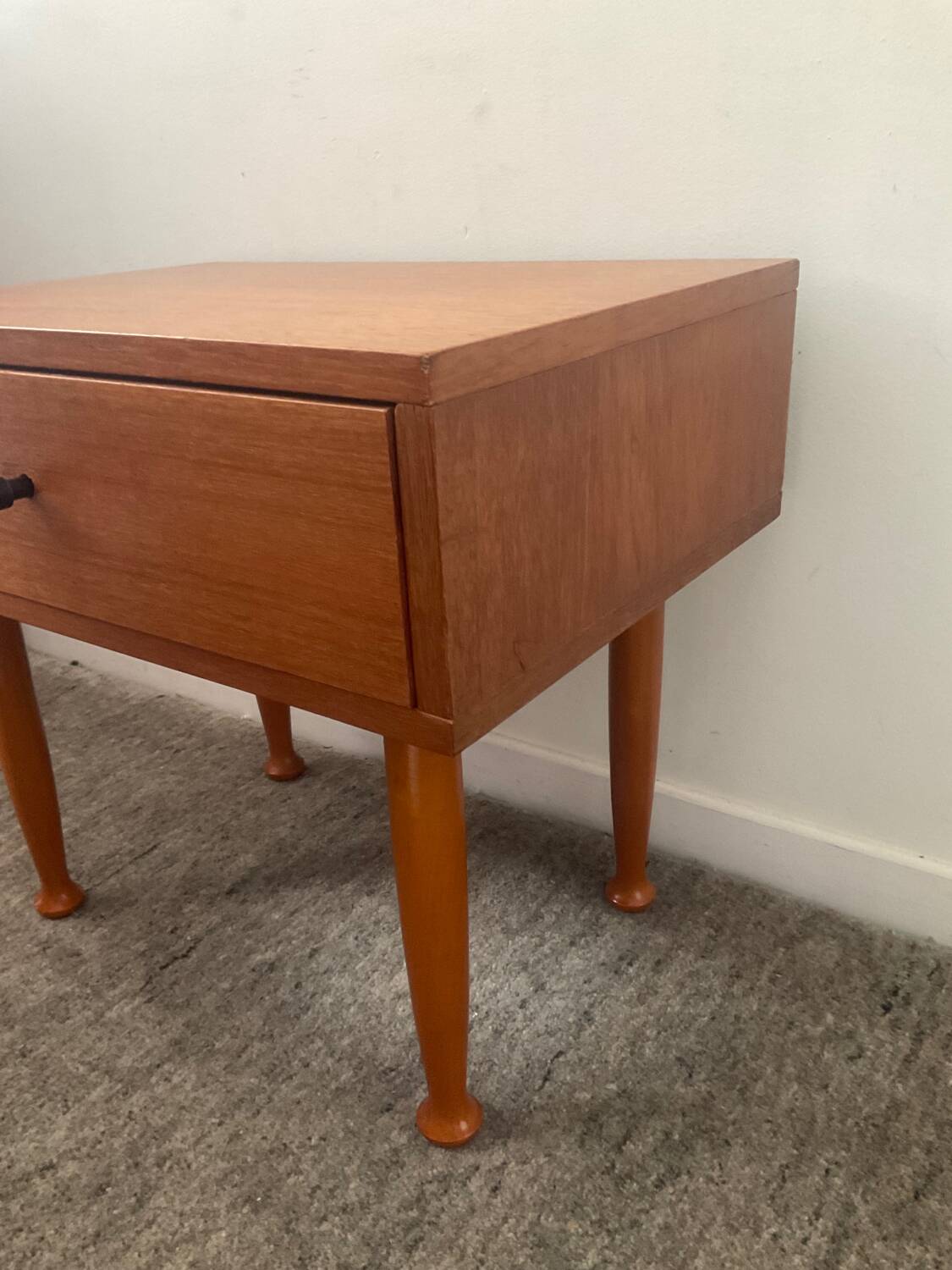 Scandinavian teak bedside table, 1960s