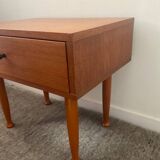 Scandinavian teak bedside table from the 60s