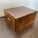 Boîte de rangement vintage en bois 1900s