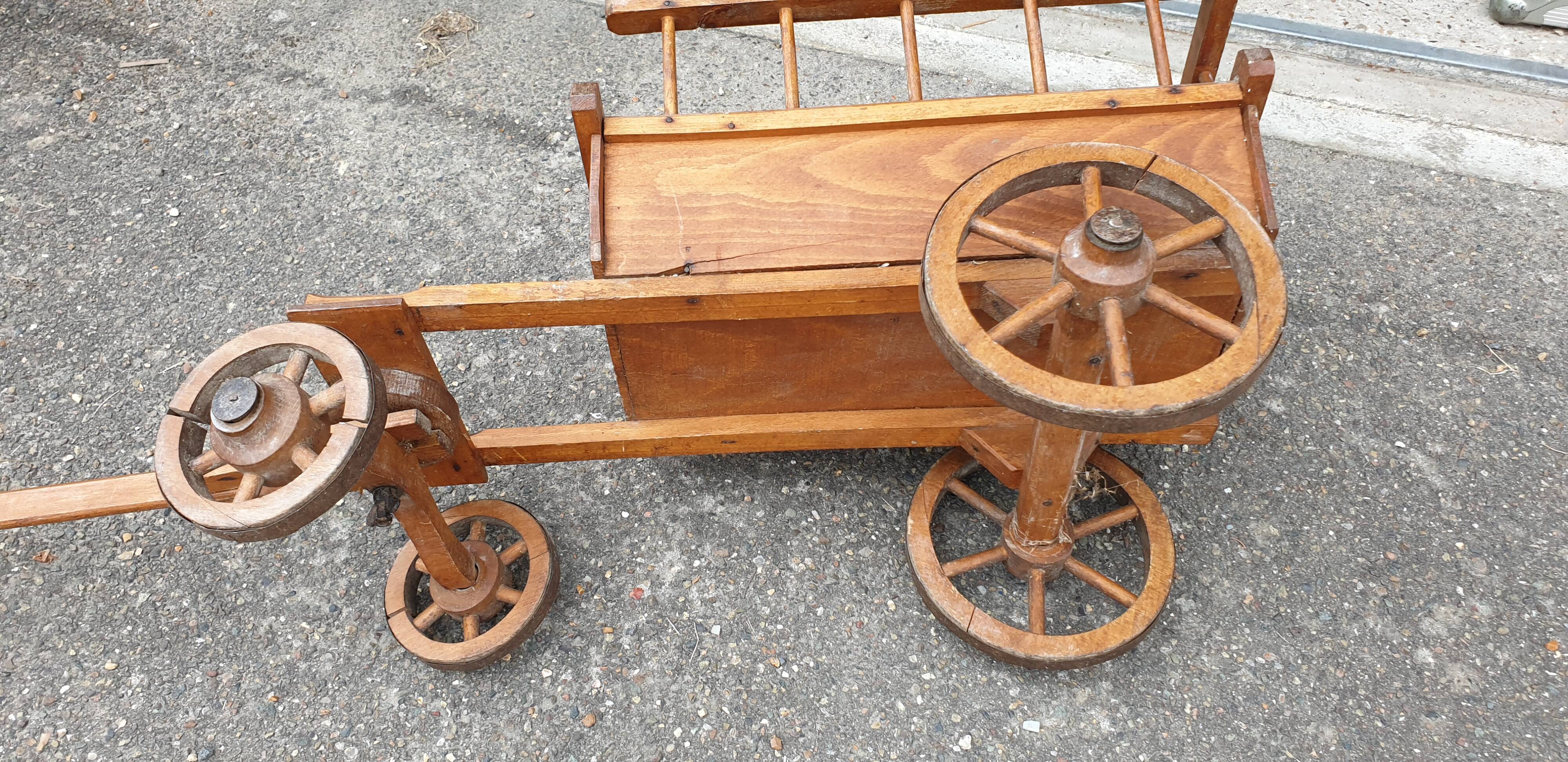 Old wood cart