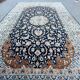 Persian carpet nain wool and silk circa 1960