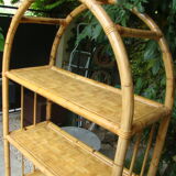 Ancient bamboo shelf