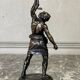 Silenus, bronze sculpture after the antique, 19th century