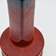 Red Italian ceramic vase by Meloni S. Marino