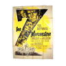 Original film poster "The Seven Mercenaries" 1961 Steve McQueen, Yul Brynner,Bronson...