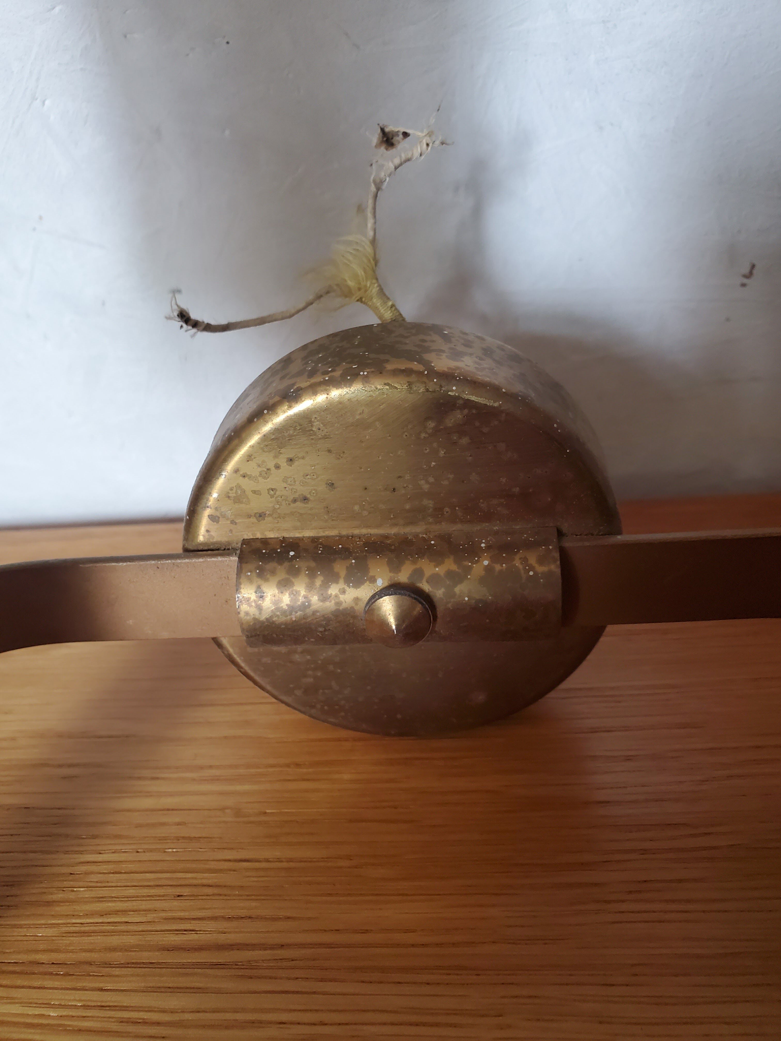 Pair of art deco wall lamps glass paste