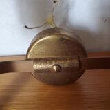 Pair of art deco wall lamps glass paste