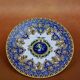 19th-century Gien earthenware plate in the Italian Renaissance style