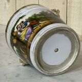 Cache pot Napoleon III late nineteenth porcelain