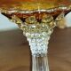 Empoli vase in amber blown glass – Italy, 1960s