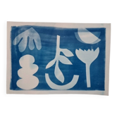 Graphical cyanotype