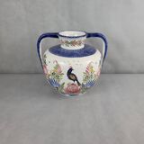 XXL ball vase in Quimper HB earthenware