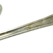 Borówka ladle, Art Nouveau / Art Deco, silver-plated brass, Norblin, Poland, 1920s.