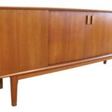 Deens design sideboard 'Oksendrup' | 220 cm - teak sideboard