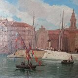 Marseille oil painting