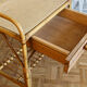 Rattan bedside table