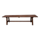 Raw wood bench