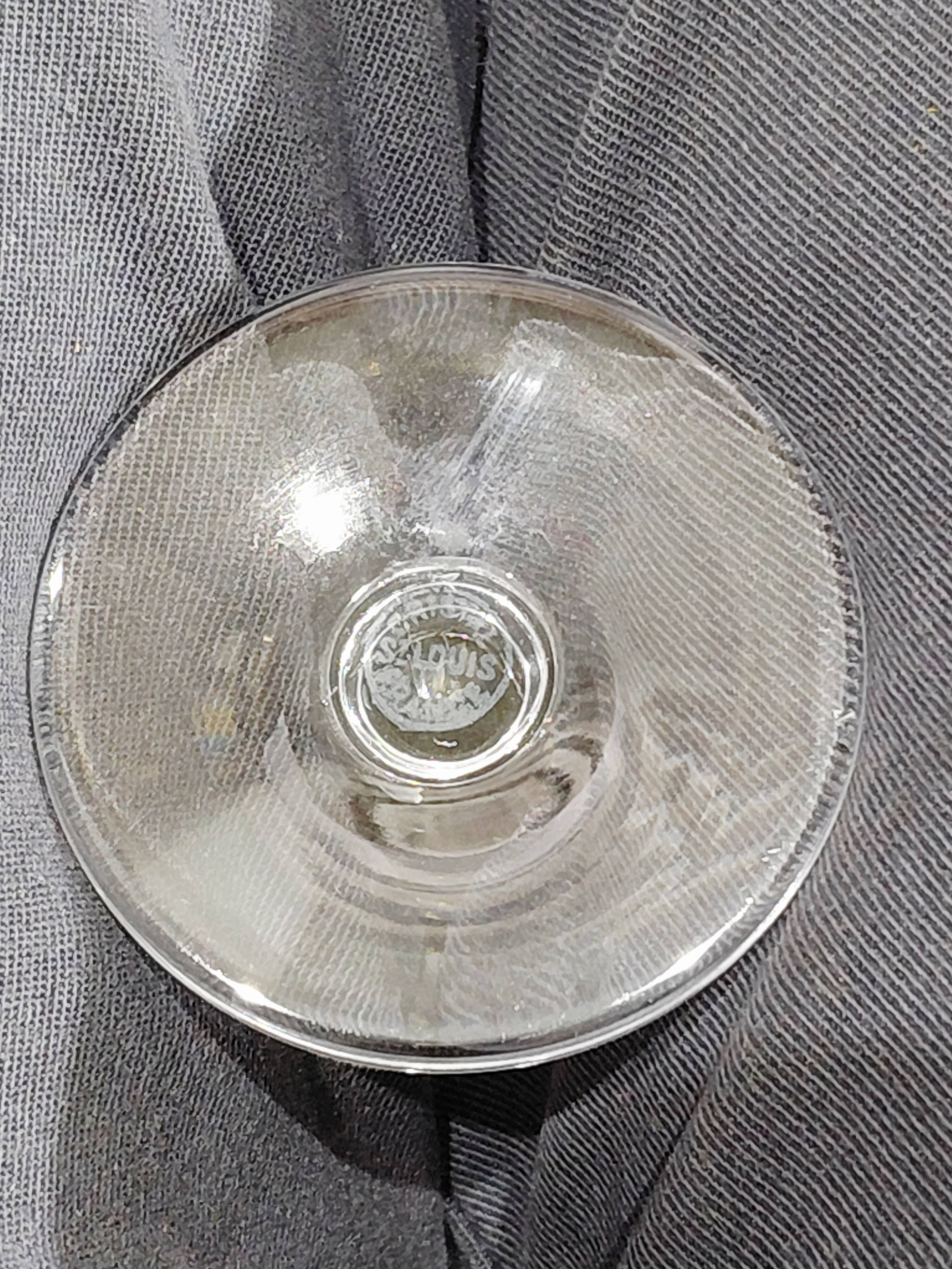 Saint Louis - 21 white wine glasses - Lasalle model