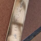 Broncz table in gilded brass