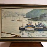 Marine painting oil on canvas