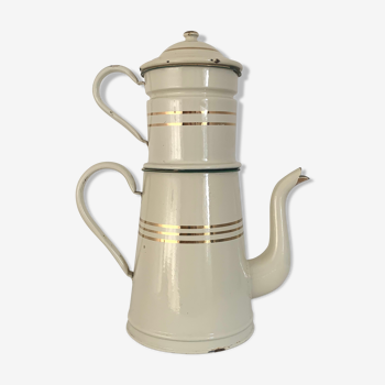 Cafetière émaillée ancienne