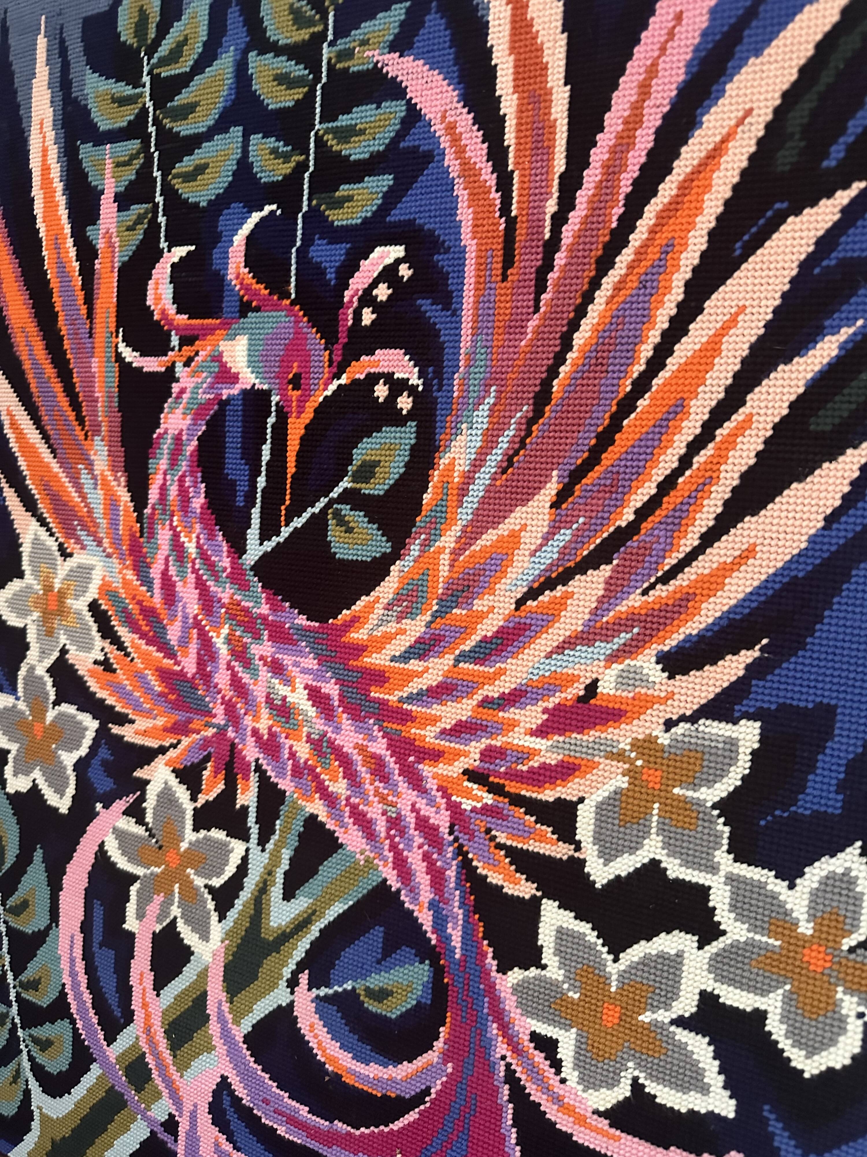 Vintage Bird of Paradise Tapestry "Paradise Tree" Margot