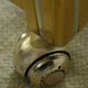 Table d'appoint roulante vintage style Hollywood Regency
