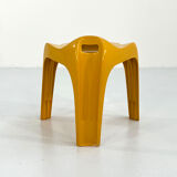 Yellow stool by Alexander Begge for Casala, 1970