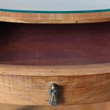 Art Deco walnut pedestal table 1930