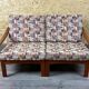 1960s/70s Teak 2-seater sofa by Glostrup Møbelfabrik Denmark Design