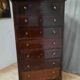 Furniture with 7 drawers in painted wood