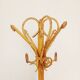Rattan parrot coat rack