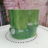 Grand cache pot en barbotine  vintage
