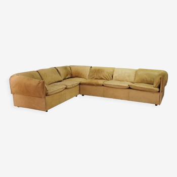 N.eilersen Corner sofa leather 60 70 vintage